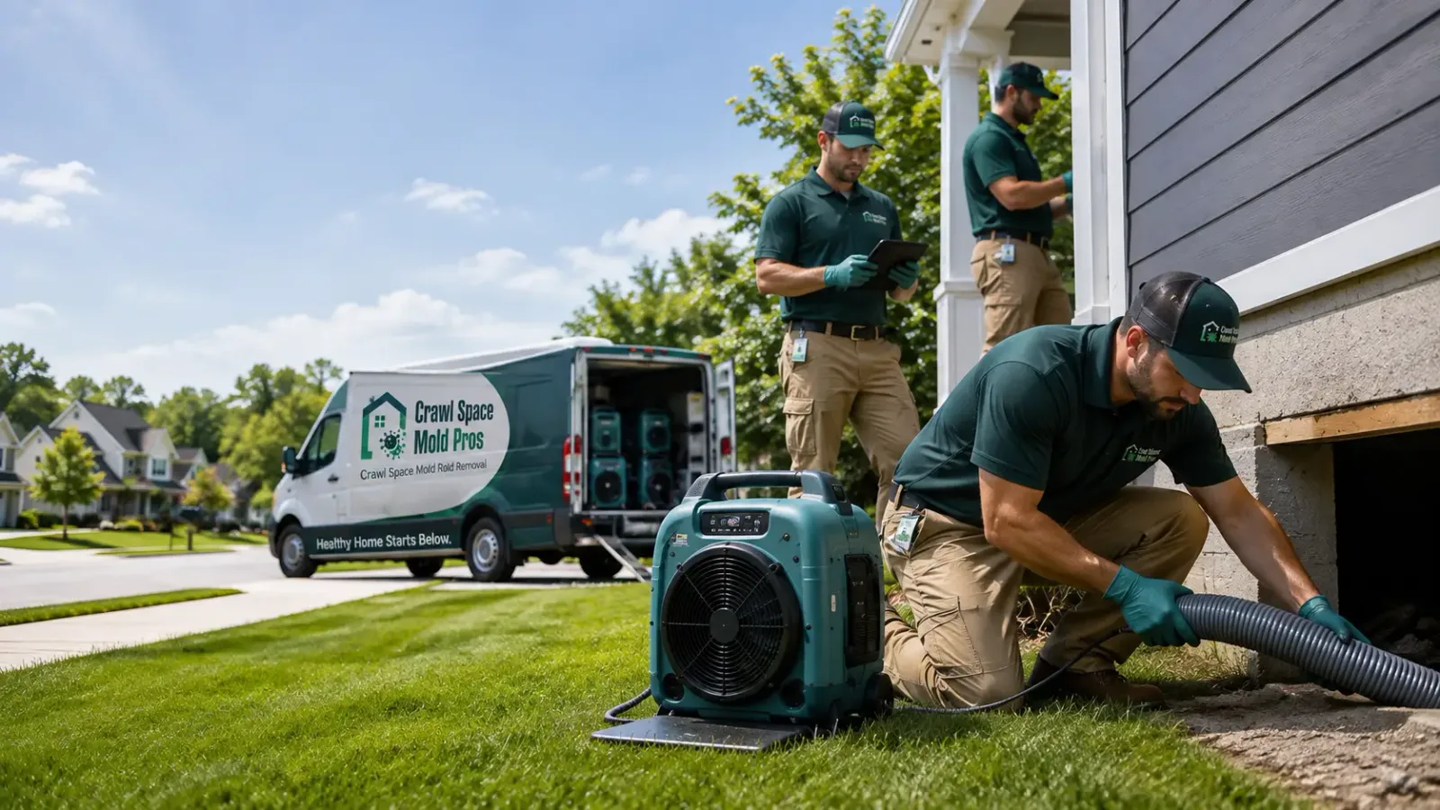 Crawl Space Mold Removal in Westmorland, CA